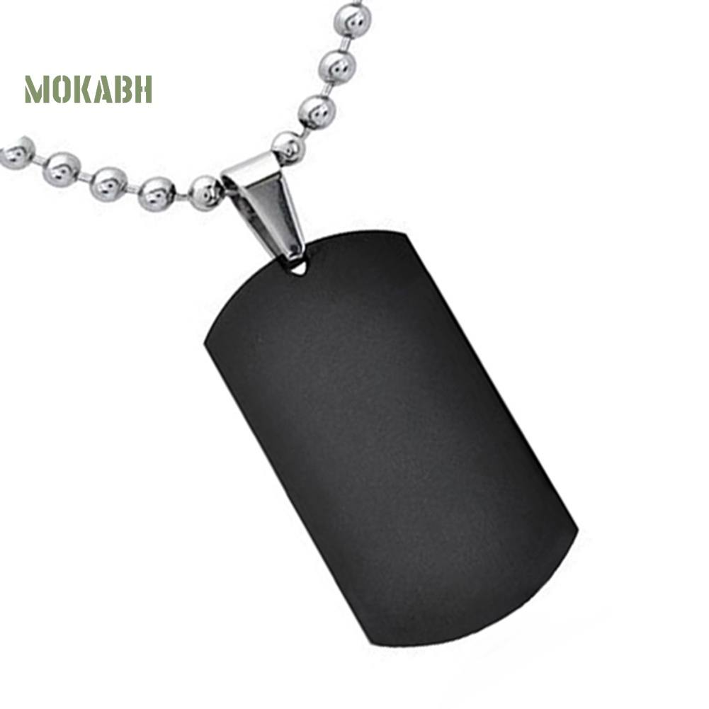 Vòng Cổ Bằng Thép Không Gỉ 316L Thời Trang Cá Tính Cho Nam / Nữ