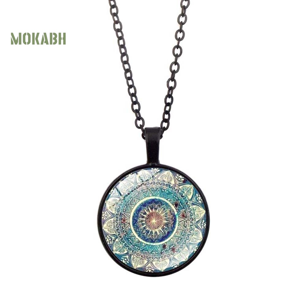 (Hot) Vòng cổ DạNg KíNh Cabochon Phong CáCh Vintage