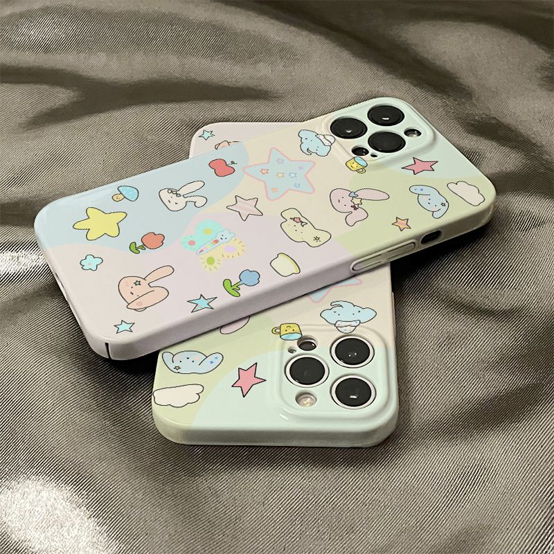 Ốp Điện Thoại Cứng / Phim Dán In Hình Động Vật Hoạt Hình Cho iphone14promax14pro11 Apple 1413