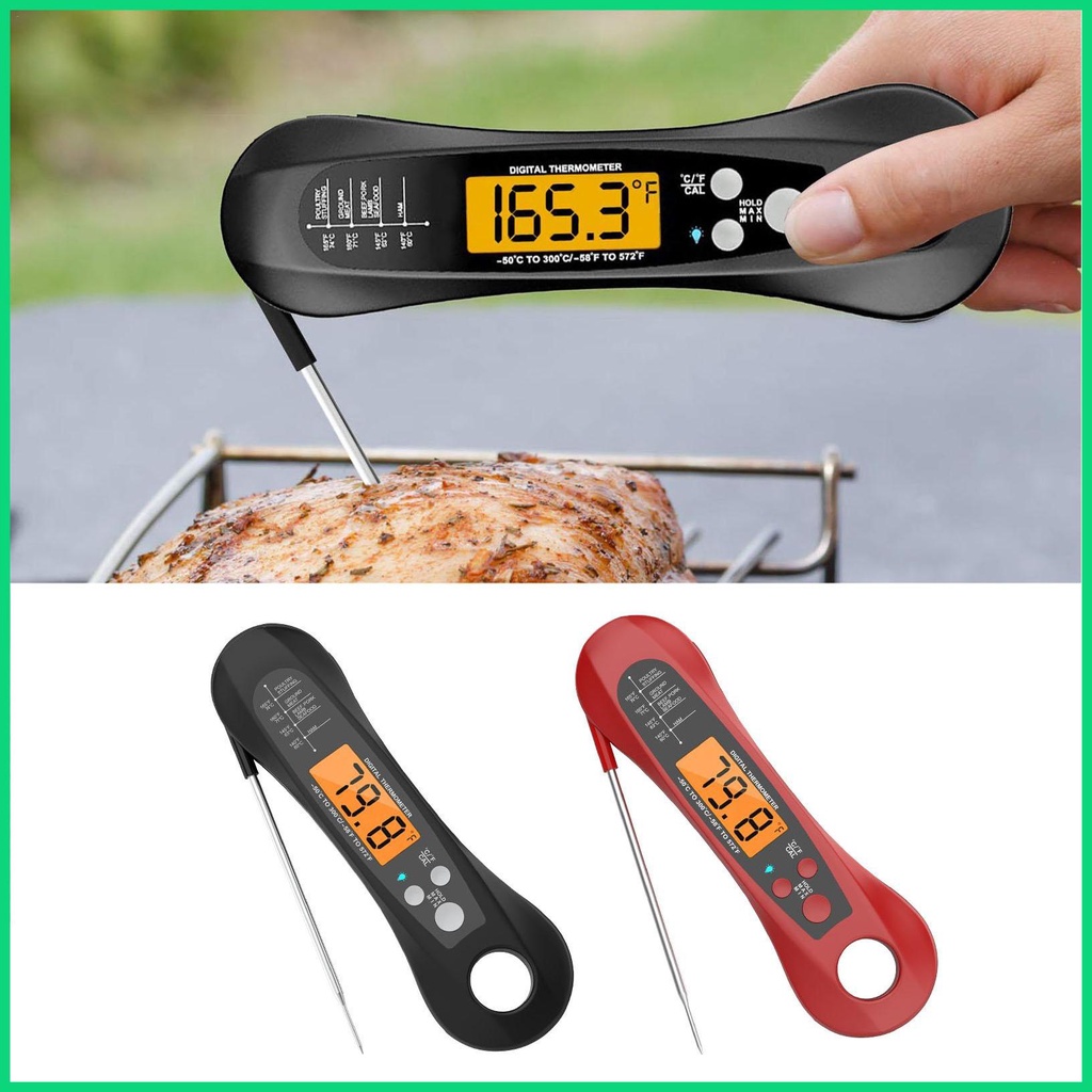 Nhiệt Kế Kỹ Thuật Số Chống Thấm Nước Có Thể Gấp Gọn Tiện Dụng Cho Cand Jwvn