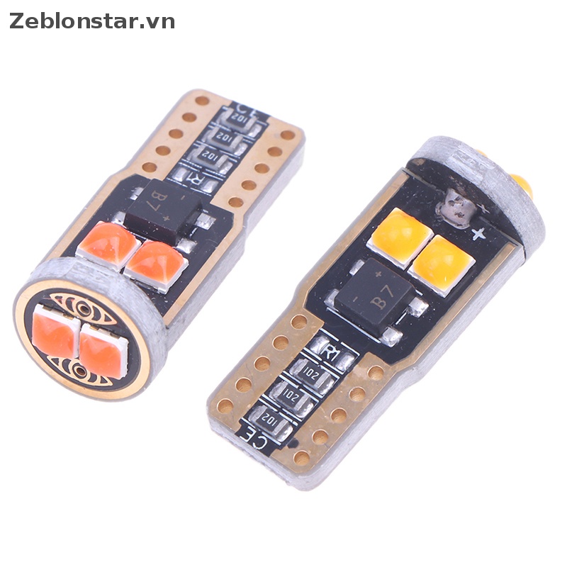 1 Đèn LED T10 3030 6SMD Ánh Sáng Trắng Dùng Để Đọc Sách Nội Thất Xe Hơi