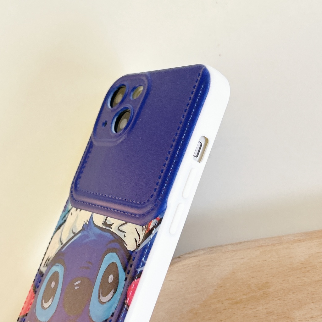 Ốp Điện Thoại tpu Dẻo Họa Tiết Hoạt Hình Stitch Đơn Giản Chống Rơi Cho iPhone 14 13 12 11 PRO MAX