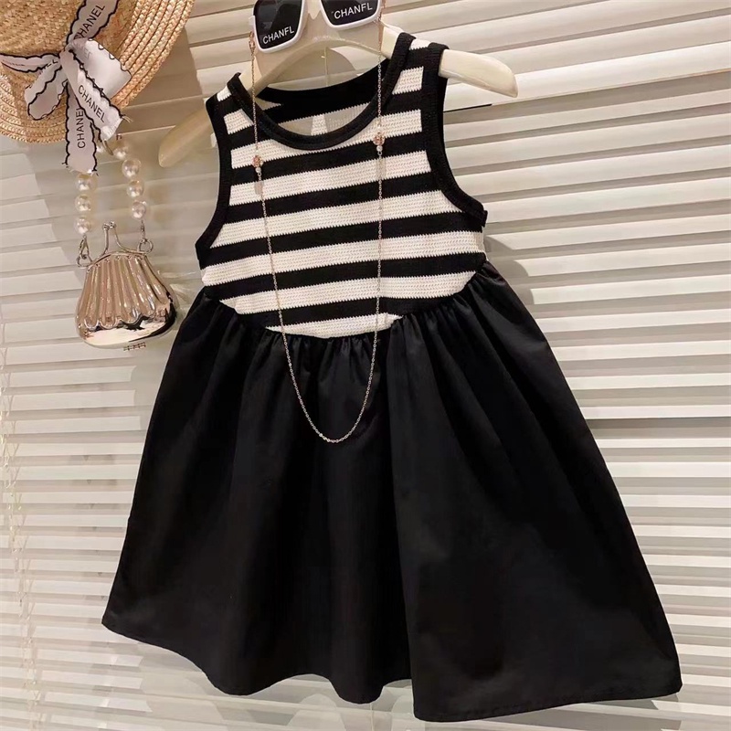 Hàng Có Sẵn Đầm Công Chúa Mùa Hè Viền Ren Trắng Thời Trang Hàn Quốc Dễ Thương Cho Bé Gái