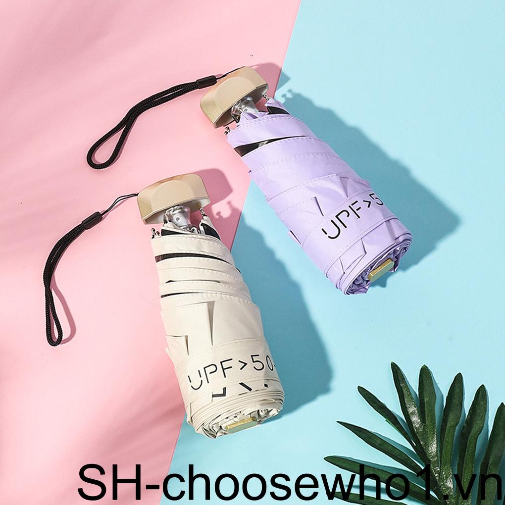 (Runbu) Vỏ Bọc Dù Che Mưa Nắng Gấp Gọn Được Thiết Kế Ngọt Ngào Quyến Rũ Quà Tặng Mùa