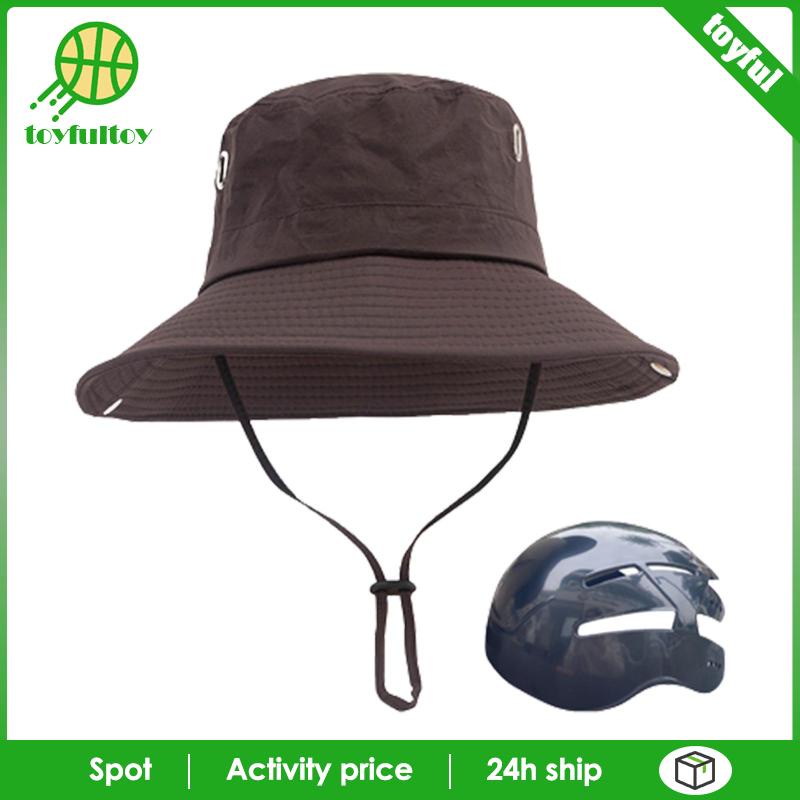 Mũ Bucket Vành Rộng Có Dây Gấp Gọn Tiện Dụng Cho Hoạt Động Ngoài Trời