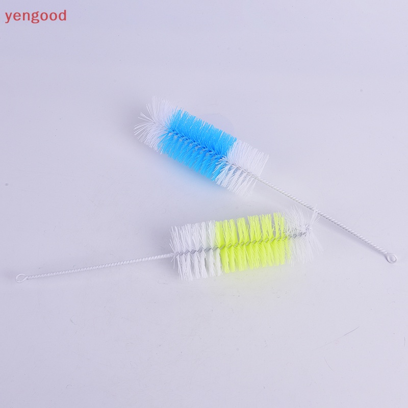 Bàn Chải Vệ Sinh Bình Sữa Em Bé Cán Dài Tiện Dụng