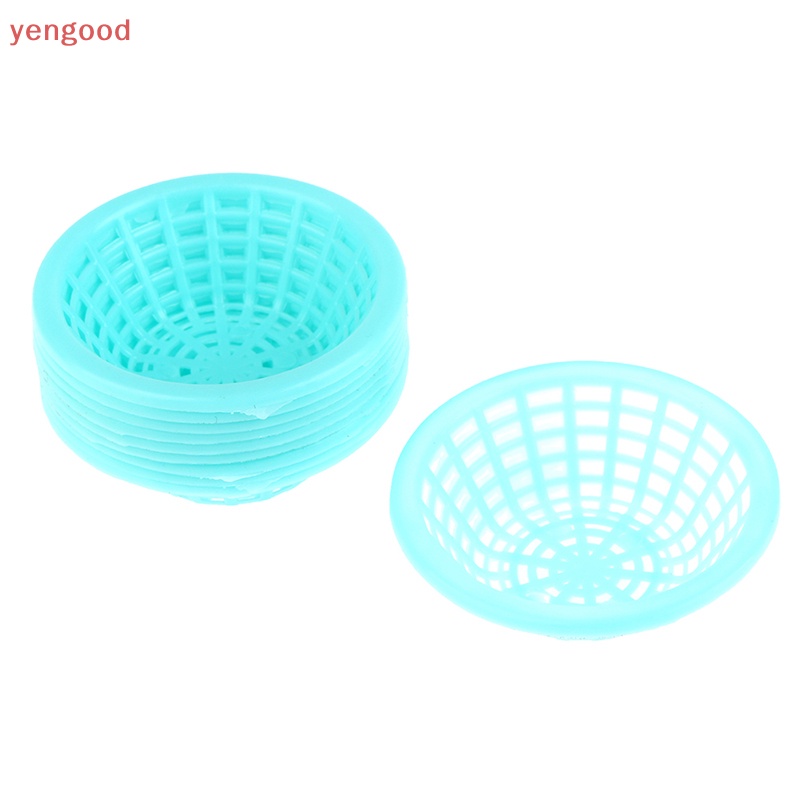 Set 10 Rổ Nhựa Mini Đựng Trái Cây Rau Củ Quả Trang Trí Nhà Búp Bê