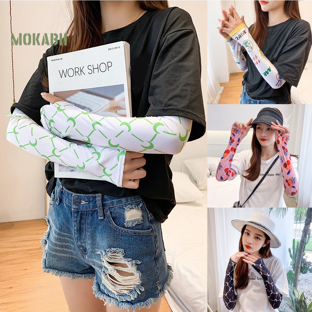 2 Vỏ Bọc Bảo Vệ Cánh Tay Chống Tia UV Khi Đi Xe Đạp Leo Núi