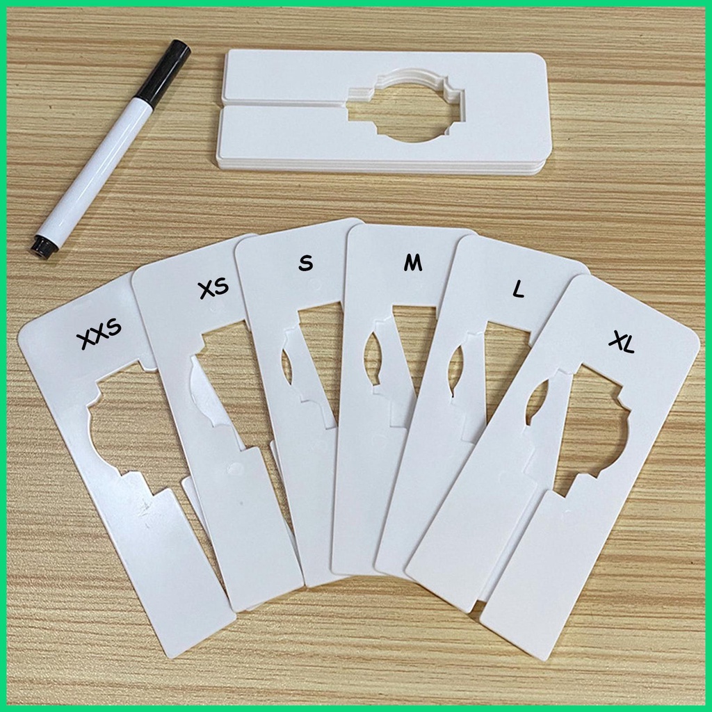 Set 30 Miếng Phân Loại Quần Áo Hình Chữ Nhật Có Thể Tái Sử Dụng Cho jiwvn