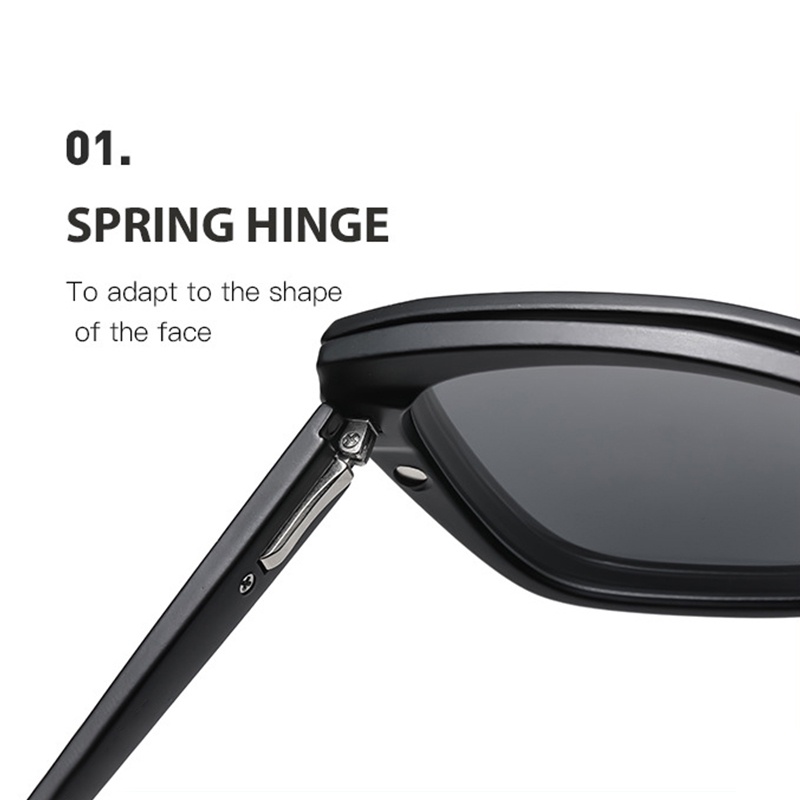 VIENDO Kính Mát Mắt Mèo Phân Cực Chống Tia UV400 2 Trong 1 Thích hợp cho đi xe đạp/ngoài trời/thể thao/lái(có thể cắt cận thị ống kính)