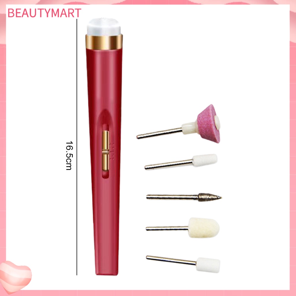 Máy Mài Móng Tay 5 Trong 1 Tốc Độ Cao Tiết Kiệm Điện Sạc USB Có Thể Sạc Lại