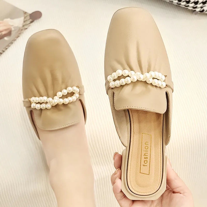 PVC siêu nhẹ không thấm nước, thời trang mùa hè phong cách mới của giày lười biếng AA7477