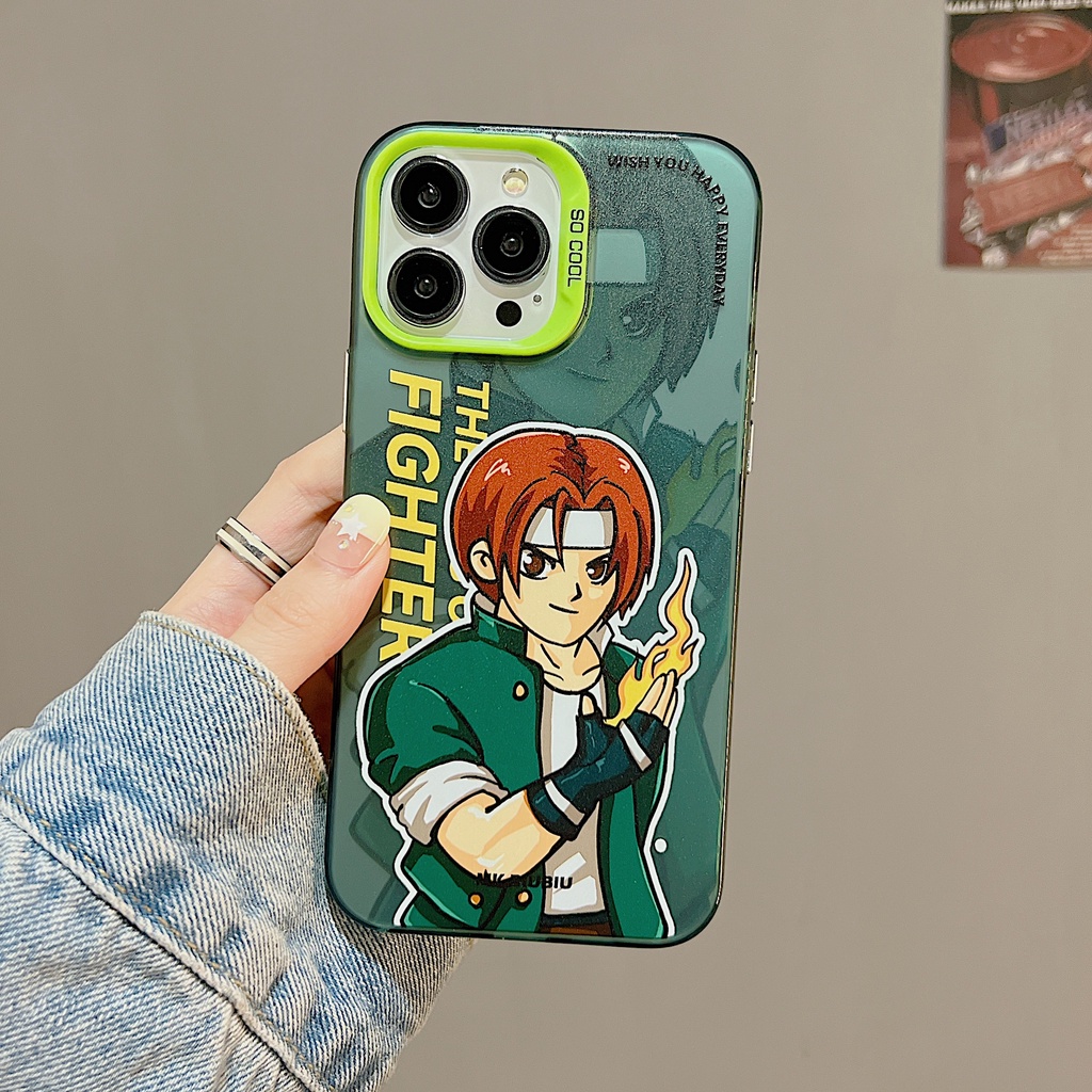 Ốp Điện Thoại TPU Trong Suốt Họa Tiết Hoạt Hình Hai Mặt Cho iPhone 11 13 12 14 Pro Max