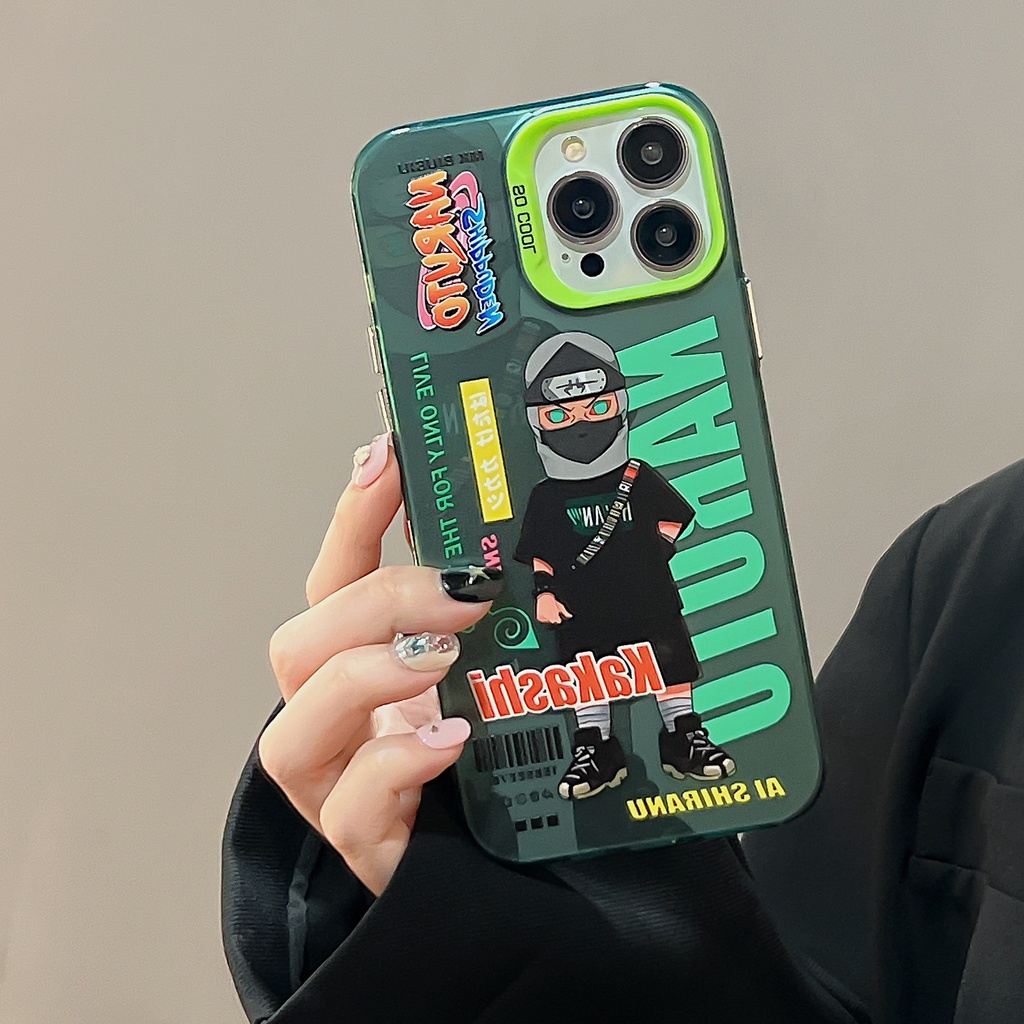 Ốp Điện Thoại TPU Dẻo Trong Suốt Họa Tiết Hoạt Hình Hai Mặt Chống Sốc Cho iPhone 11 13 12 14 Pro Max