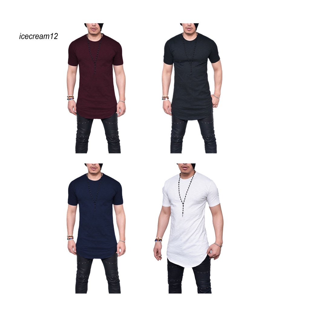 Ic_đầu Nam Mùa Hè Cổ Tròn