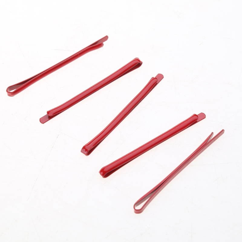 Kẹp Tóc Kim Loại Màu Đỏ Dùng Hóa Trang Độc Đáo