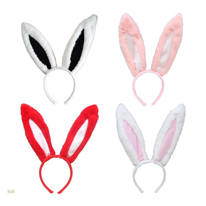 Băng Đô Tai Thỏ Bông Đáng Yêu Dành Cho Nữ