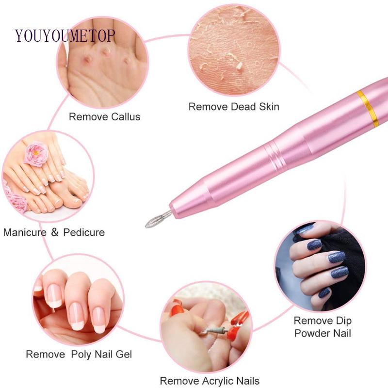 Máy Mài Móng Tay Bằng Điện Cổng USB Chuyên Nghiệp