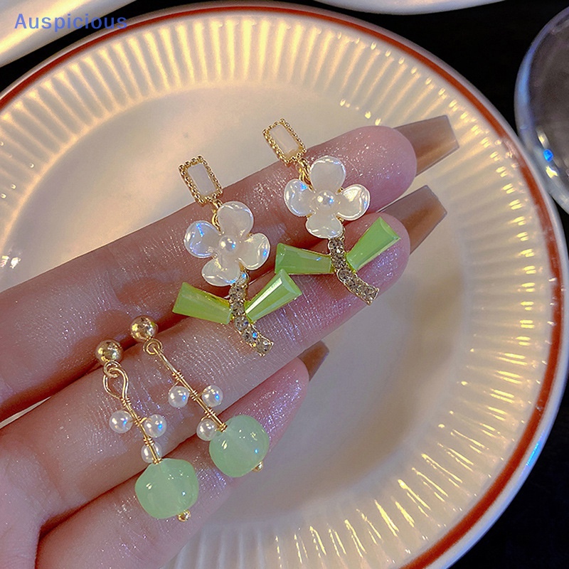 1 Đôi Bông Tai Hình Hoa Đính Ngọc Trai Đơn Giản Thời Trang Dành Cho Nữ