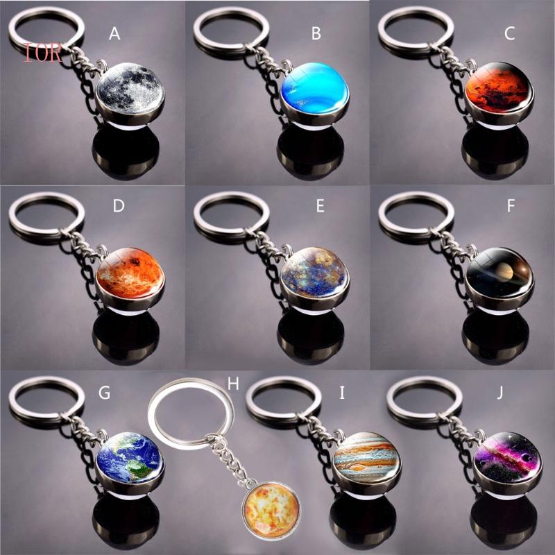 Móc Khóa Kim Loại Sử Dụng Năng Lượng Mặt Trời Hai Mặt Thời Trang Cho Nam Nữ