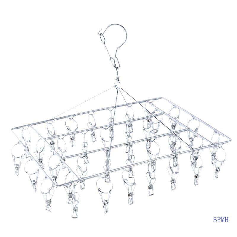 Kẹp Phơi Quần Áo 36 Kẹp Bằng Thép Không Gỉ