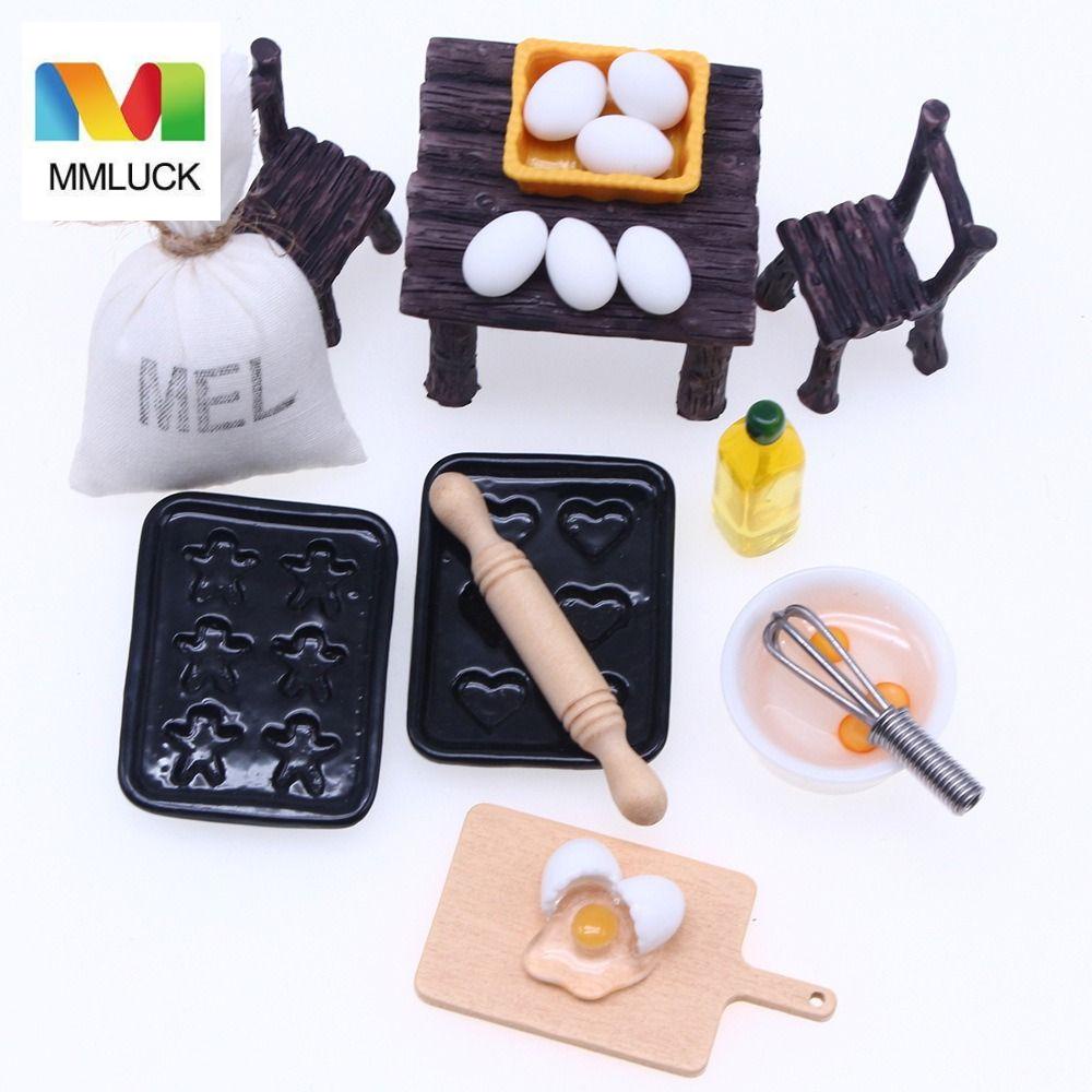 Bộ Mô Hình Ghế Ngồi Nhà Bếp Dễ Thương Cho Nhà Búp Bê Tỉ Lệ 1: 12