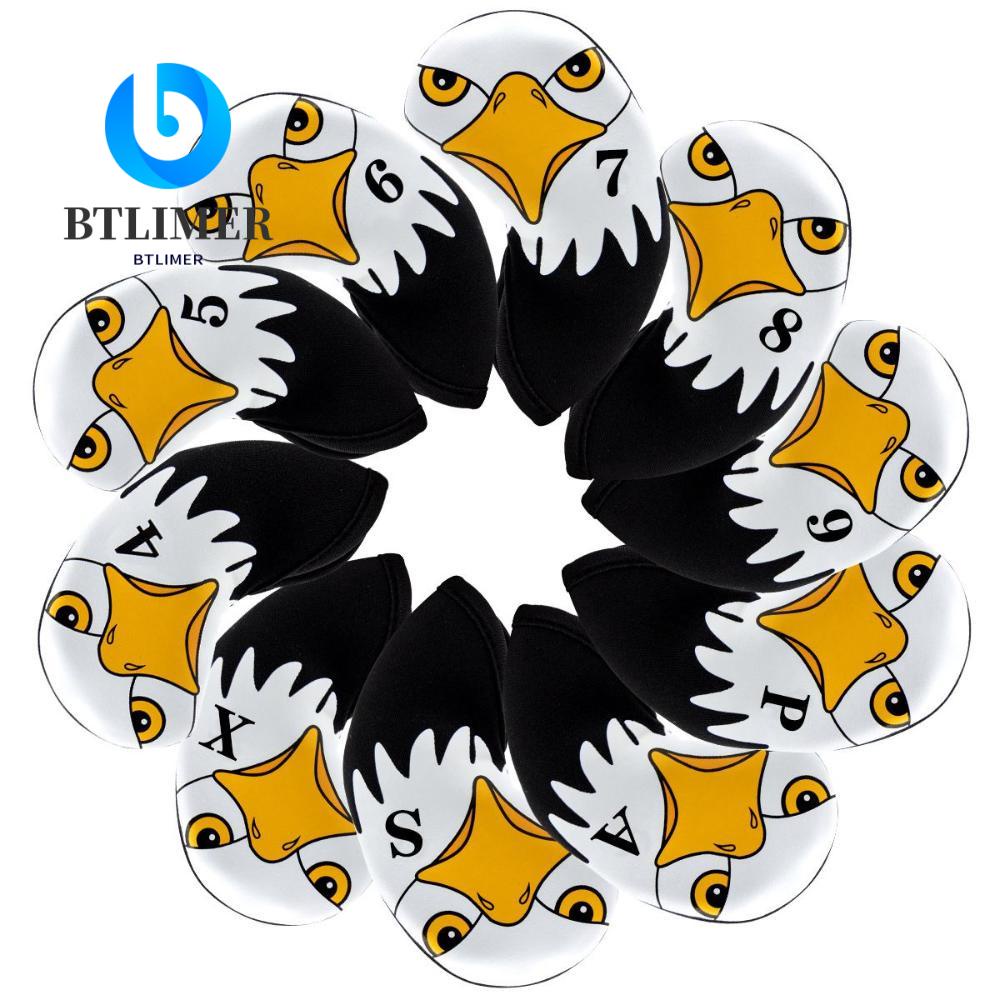 Bộ 10 Vỏ Bọc Đầu Gậy Đánh Golf Bằng Cao Su Tổng Hợp Neoprene