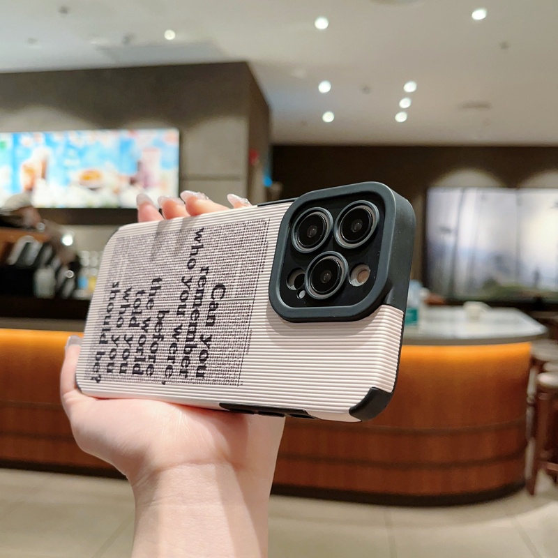 Ốp Điện Thoại TPU Mềm Kết Cấu Da Chống Trượt Chống Sốc Cho iPhone 14 Pro Max 13 12 11 Pro X XS XR 7 8 Plus SE Sự Bảo Vệ