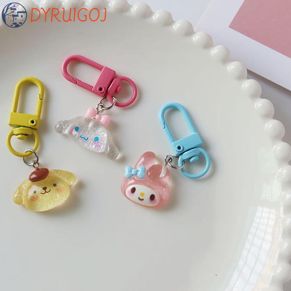 Dyruidoj Móc Chìa Khóa / Điện Thoại Di Động Mặt Hình Cinnamoroll Hoạt Hình Nhỏ Tươi Tắn Dễ Thương Phiên Bản Cặp Đôi
