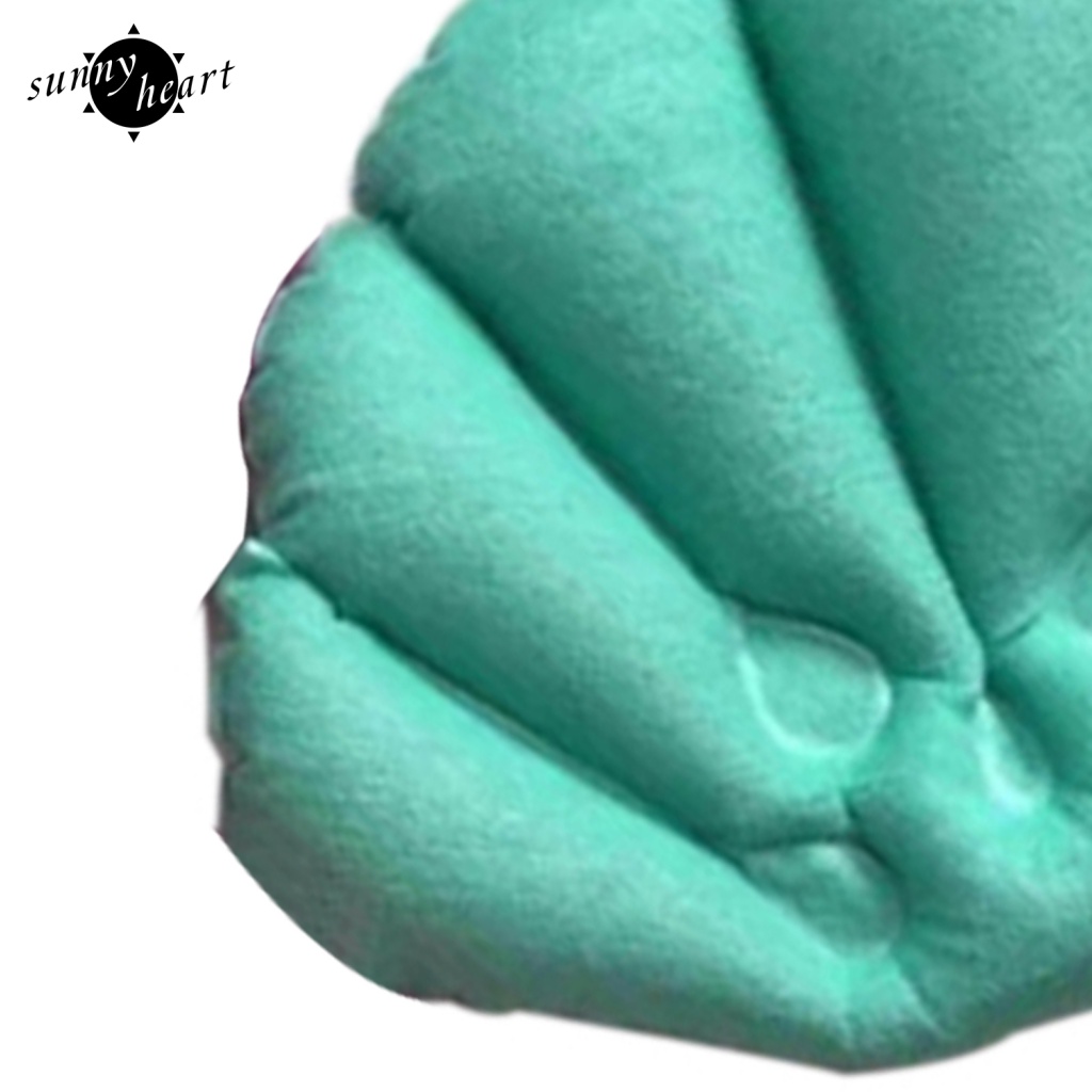 Gối Tắm Bơm Hơi Hình Vỏ Sò / Đại Dương Bằng PVC