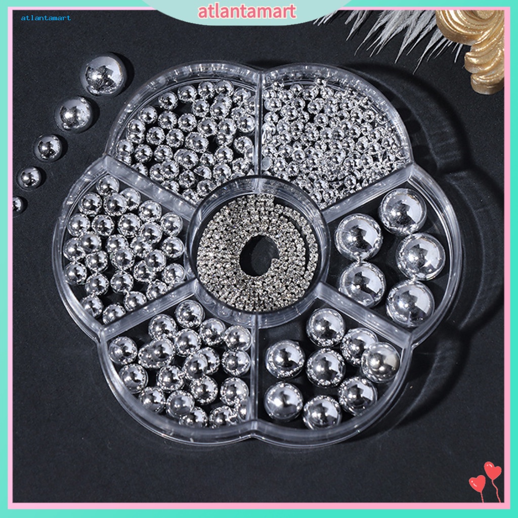 Túi Đựng Đồ Dùng Cao Cấp Tiện Dụng| 1 Hộp Hạt Ngọc Trai Giả Mini Trang Trí Móng Tay 3 / 5 / 6 / 8 / 10mm