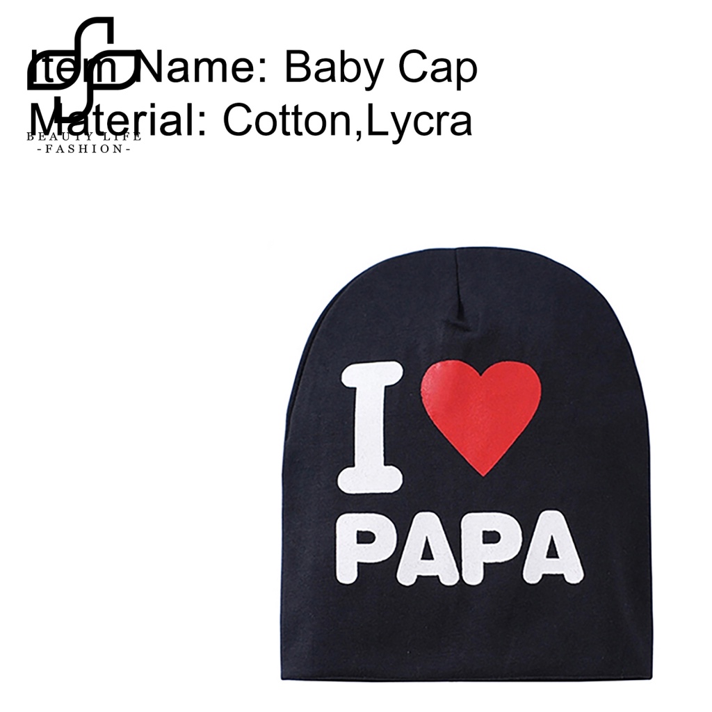 Mũ Beanie Cotton Mềm Mại Hình Trái Tim Cho Bé