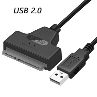 Cable Adapter Sata To Usb 2.0/Type C 22Pin Solid State Mechanical Mobile Hard Disk For 2.5 Inch Ssd Drives [Q/2]