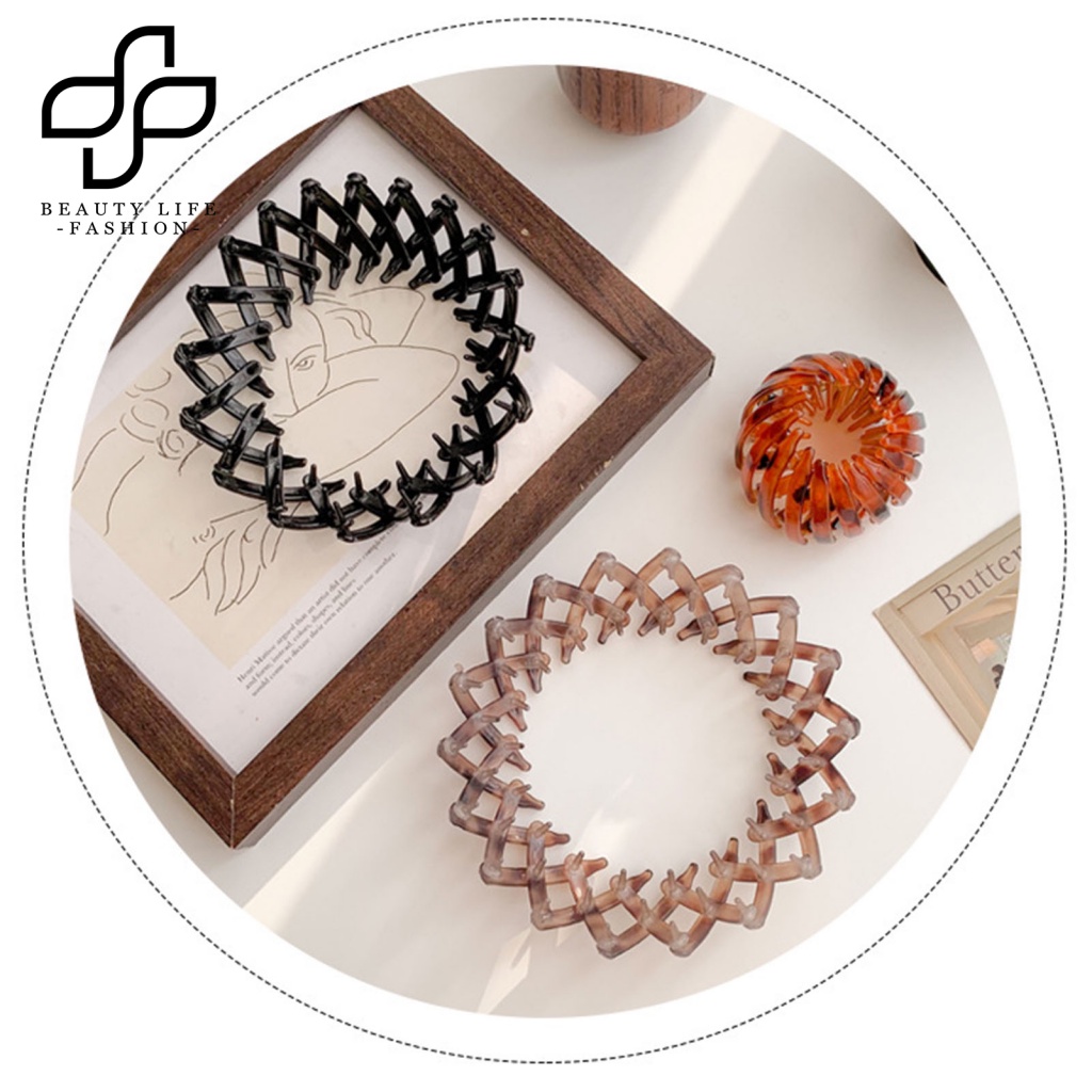 Búi Tóc Nhựa Hình Tổ Chim Phong Cách Vintage Cho Nữ