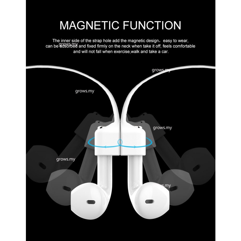 Dây Silicone Giữ Tai Nghe Bluetooth AirPods pro 3 2 Chống Thất Lạc