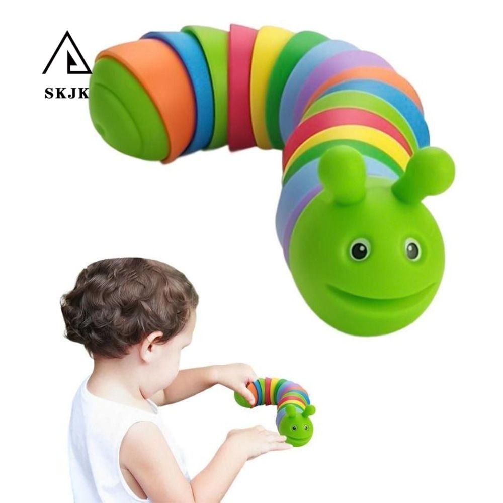 1 Sâu Bướm Xoắn Cầu Vồng Đồ Chơi Cho Bé