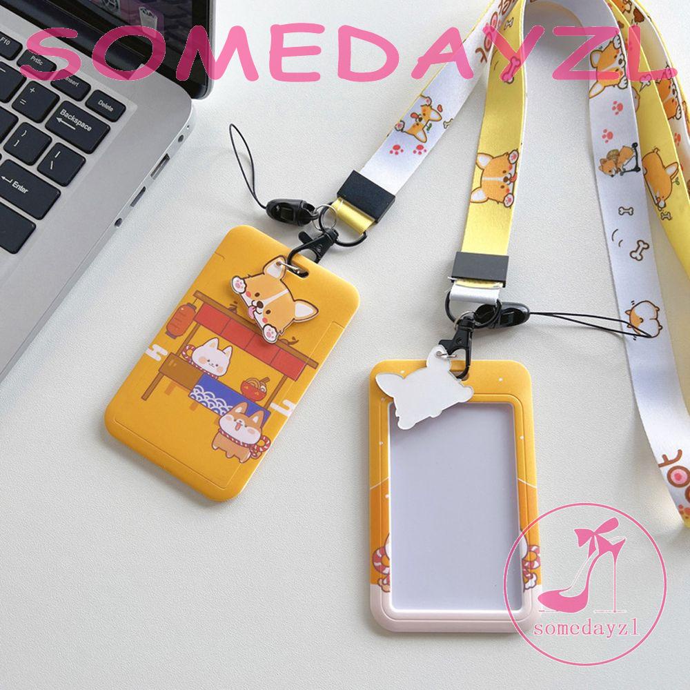 Vỏ Bọc Thẻ Xe Buýt Họa Tiết Hoạt Hình Shiba Inu Dog Dễ Thương