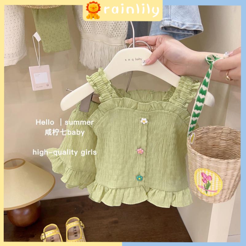 Set Đồ Mùa Hè 23 Phong Cách Hàn Quốc Ngọt Ngào Mới Cho Bé Gái