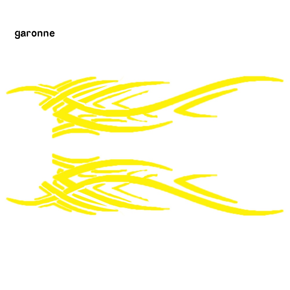 Miếng Dán Trang Trí Thân Xe Hơi Hình Ngọn Lửa 2 Bên Độc Đáo