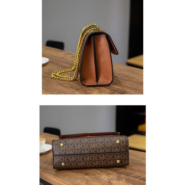 Túi Đeo Chéo Hình Vuông Cỡ Nhỏ In Họa Tiết Hoa Trà Phong Cách Hàn Quốc Cổ Điển Thời Trang Mùa Hè Hàng Mới 2023