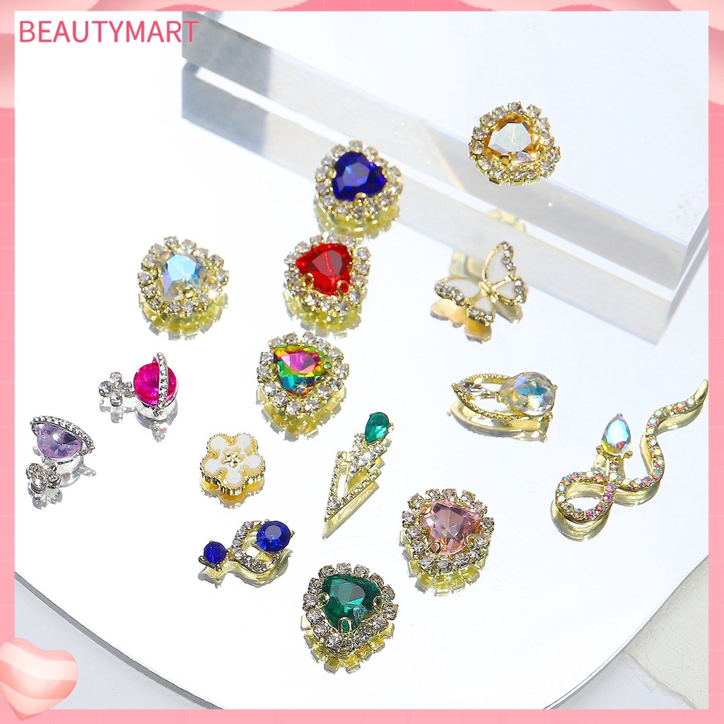 1 Túi Hạt Đá 3D Lấp Lánh Đa Năng Trang Trí Móng Tay Nghệ Thuật