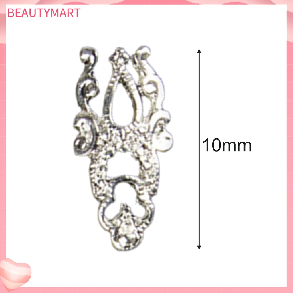 Bộ 10 Miếng Dán Trang Trí Móng Tay Bằng Hợp Kim DIY