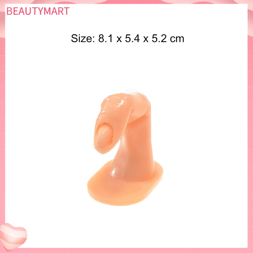 Set 5 Mô Hình Ngón Tay Giả Bằng Nhựa Hỗ Trợ Luyện Tập Làm Móng Nghệ Thuật
