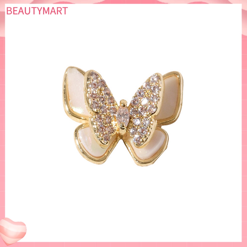 Phụ Kiện Đính Trang Trí Móng Tay Hai Lớp Tinh Tế Dễ Phối Đồ Dành Cho Nữ