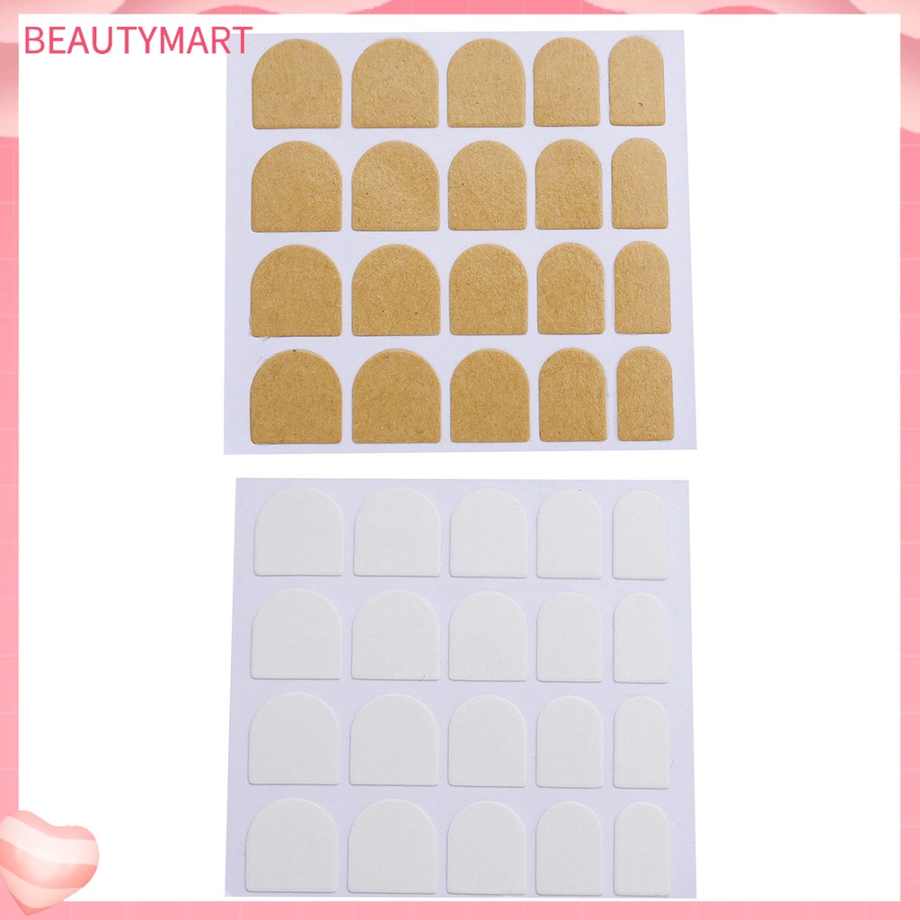 Tấm 20 Miếng Dán Móng Tay Giả Hai Mặt Độ Dính Cao Tiện Lợi Dành Cho Nữ