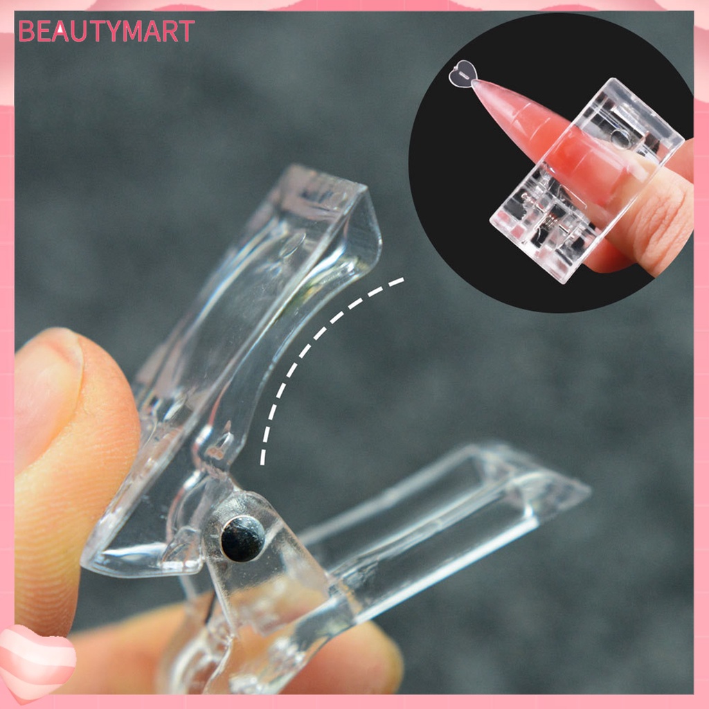 Bộ 100 Móng Tay Giả Hình Thang Siêu Mỏng Điêu Khắc Tiện Dụng