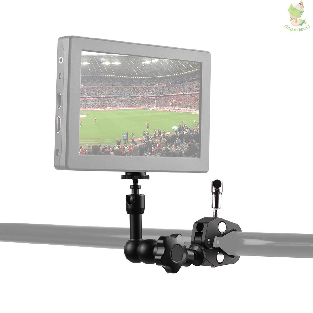 7inch Friction Arm Super Clamp Mount Adjustable Articulating Arm Plier Clip for Field Monitor LED Light Flash Microphone   Came-6.5