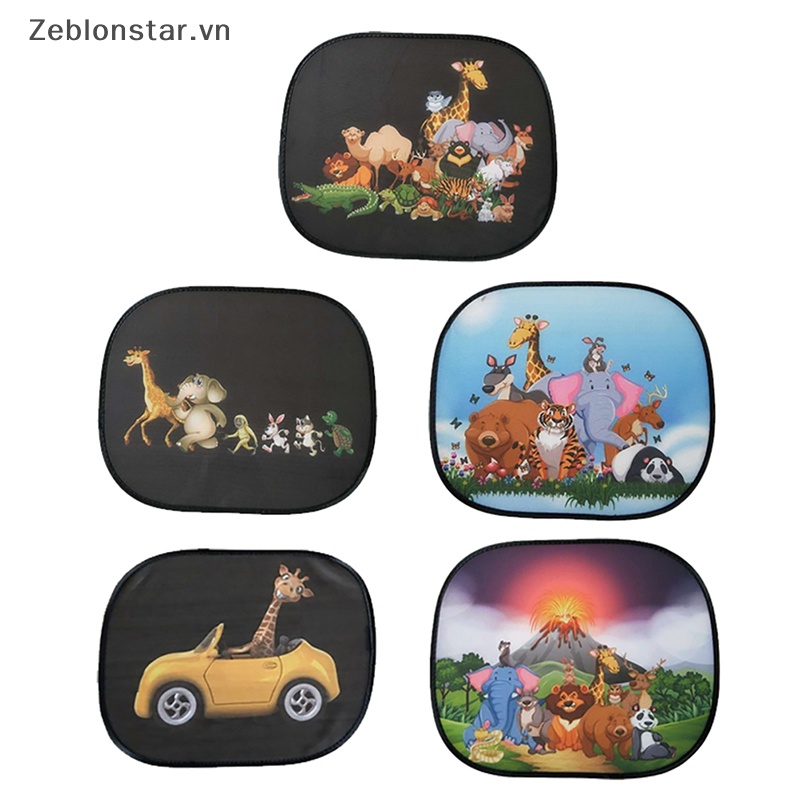 Tấm Che Nắng Cửa Sổ Xe Hơi Họa Tiết Động Vật Độc Đáo