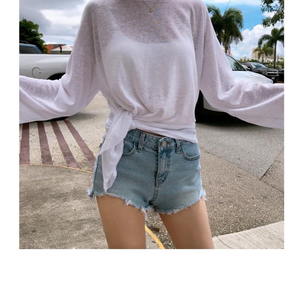 Áo Thun Tay Dài Chống Nắng Thời Trang Đi Bơi Dành Cho Nữ