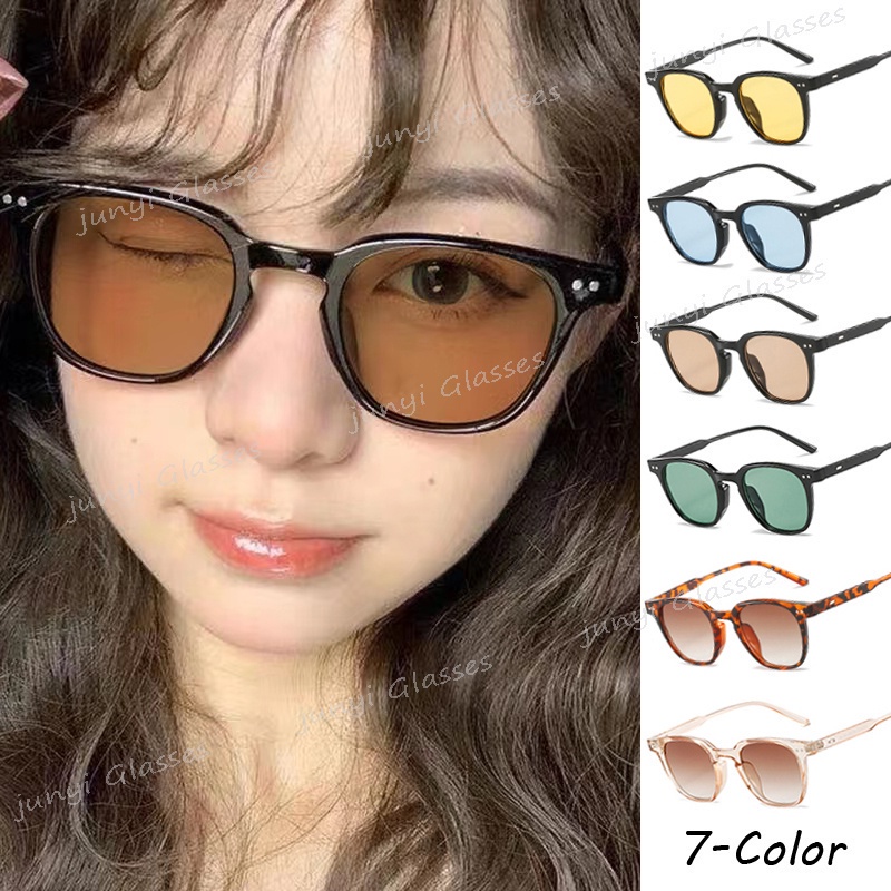 Kính Mát Hình Vuông Chống Tia UV400 Phong Cách Cổ Điển Thời Trang Mùa Hè Dành Cho Nữ